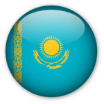 Kazakhstan flag button